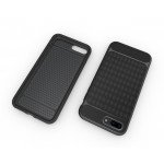 Wholesale iPhone 7 Plus Deluxe Armor Hybrid Case (Black)